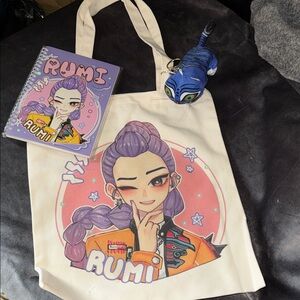 K-POP Demon Hunters RUMI Tote Bag Bundle
